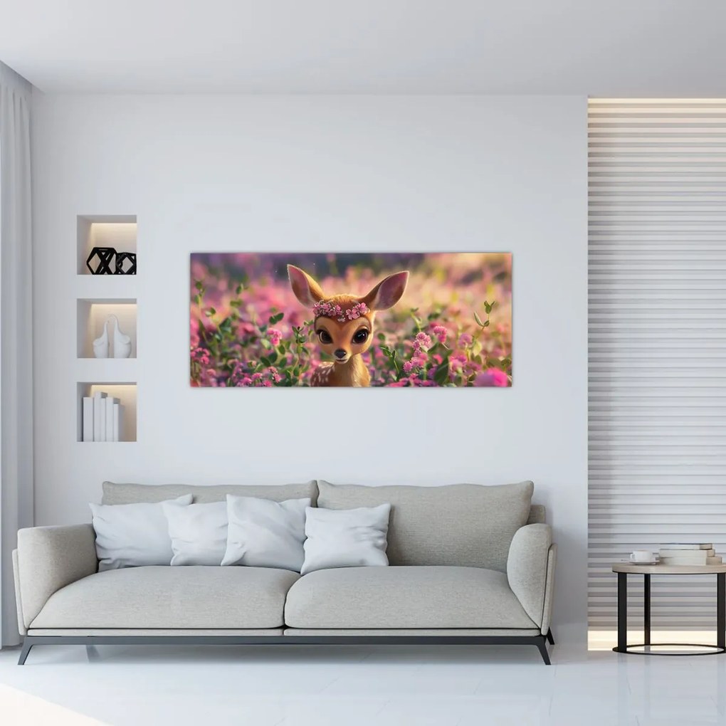 Tablou - Căprioară Drăgălașă (120x50 cm)