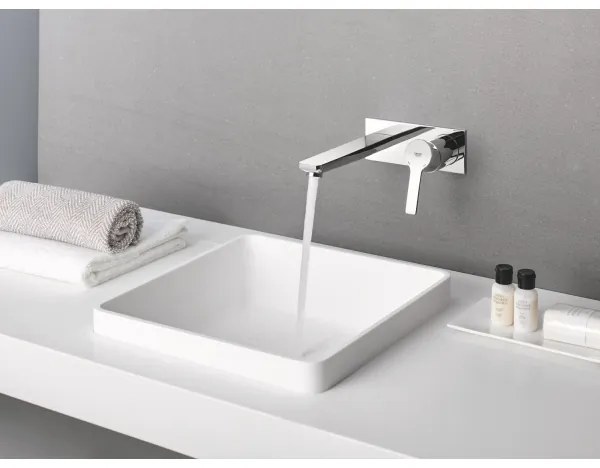 GROHE 23444001 - Baterie pentru lavoar cu două găuri LINEARE, 207 mm, crom lucios