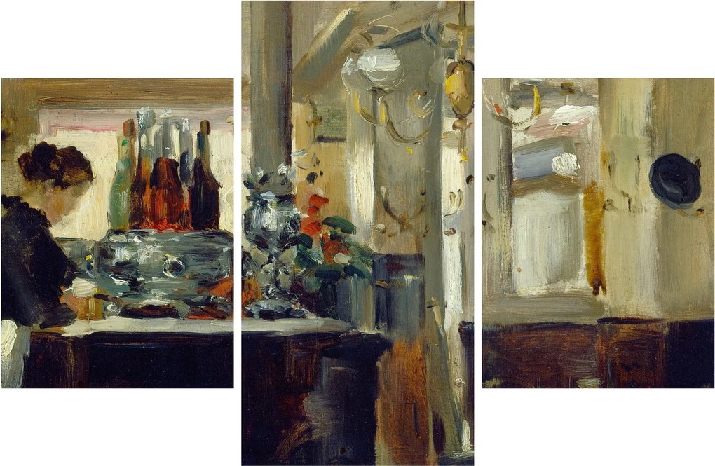 Tablou - Style of Edouard Manet, Bon Bock Cafe, reproducere (90x60 cm)