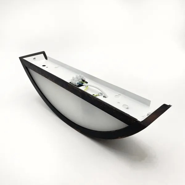 Brilagi - Aplică LED de perete CARVALHO SMOKEY 1xE27/60W/230V, stejar