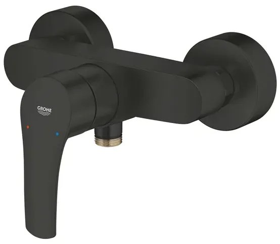 Baterie dus monocomanda negru mat Grohe Eurosmart New
