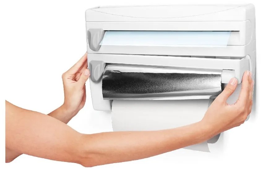 Suport pentru prosoapele de bucătărie și alte accesorii Metaltex, lungime 38 cm