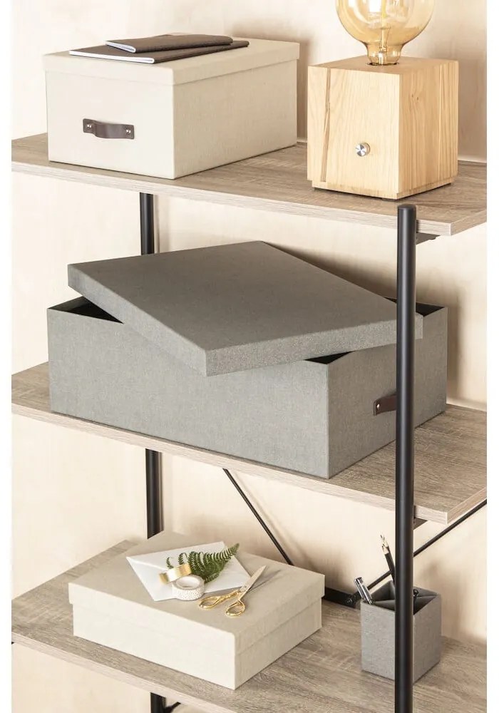 Cutii de depozitare 3 buc. cu capac Inge – Bigso Box of Sweden