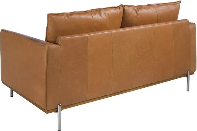 Canapea 2 locuri eleganta, design LUX Buffalo brown