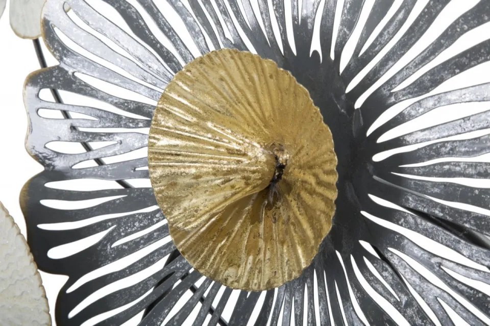 Decoratiune de perete multicolora din metal, 143x8,5x64 cm, Troby Mauro Ferretti