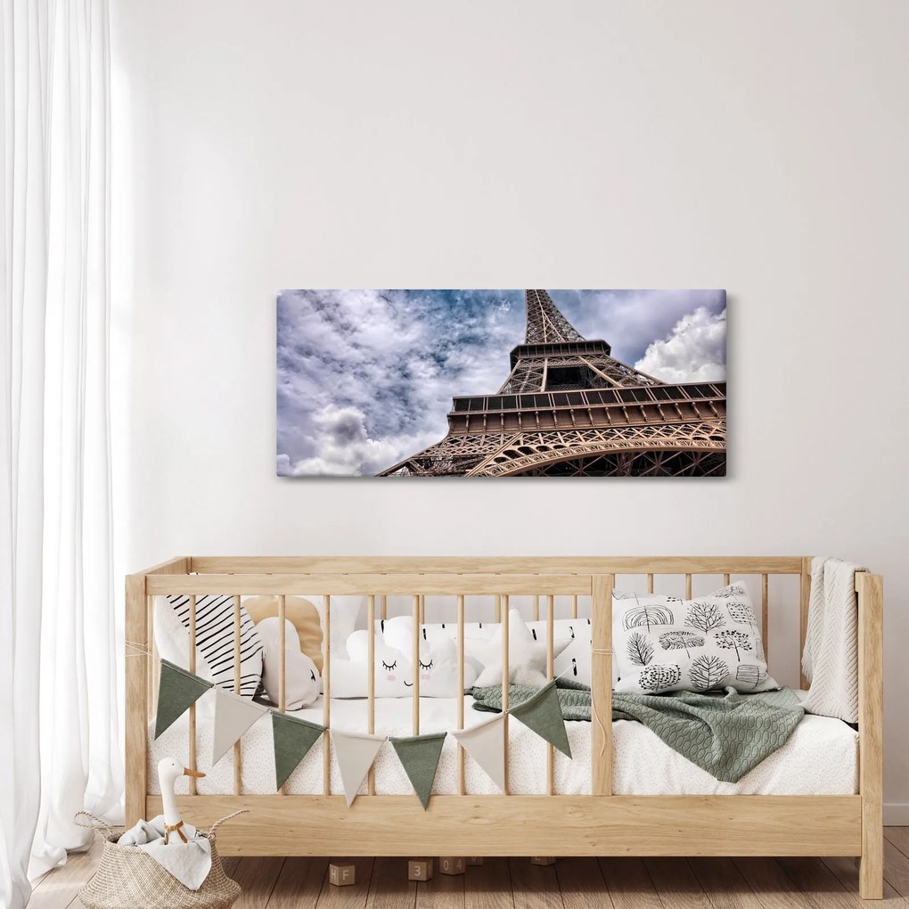 Tablou cu turnul Eifel (120x50 cm)