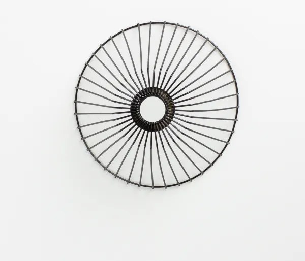 Brilagi - Plafonieră LED aplicată CERIA WIRE, 1xE27/40W/230V, Ø 30 cm, negru/stejar