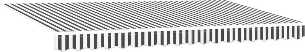 vidaXL Cortina Retractabilă Manual Antracit 400 x 200 cm țesătură