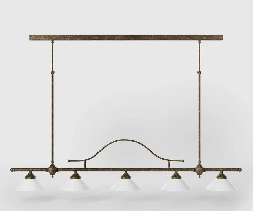Lustra din alama cu inaltime reglabila Sofia 5L