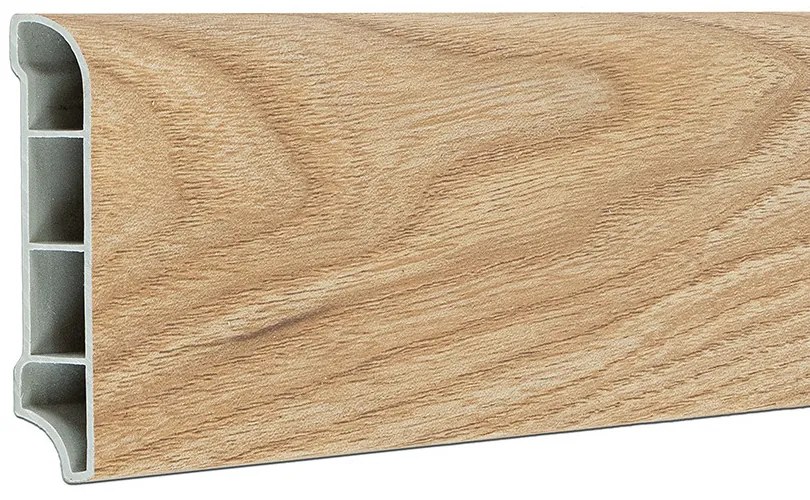 Cant de podea din vinil SPC, stejar Campo, 2400x60x12 mm