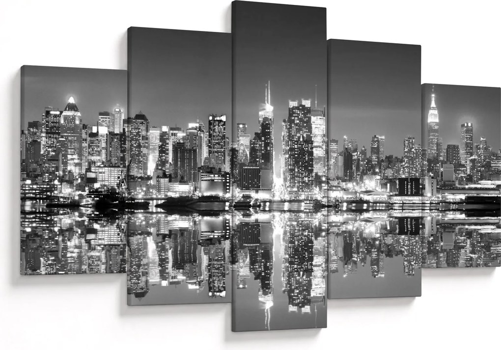 Tablou - New York, alb-negru (150x105 cm)