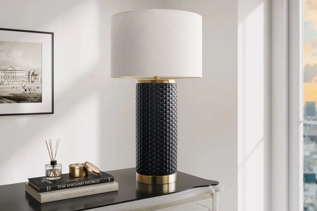 Veioza, Lampa de masa din ceramica ELEGANCIA 70cm