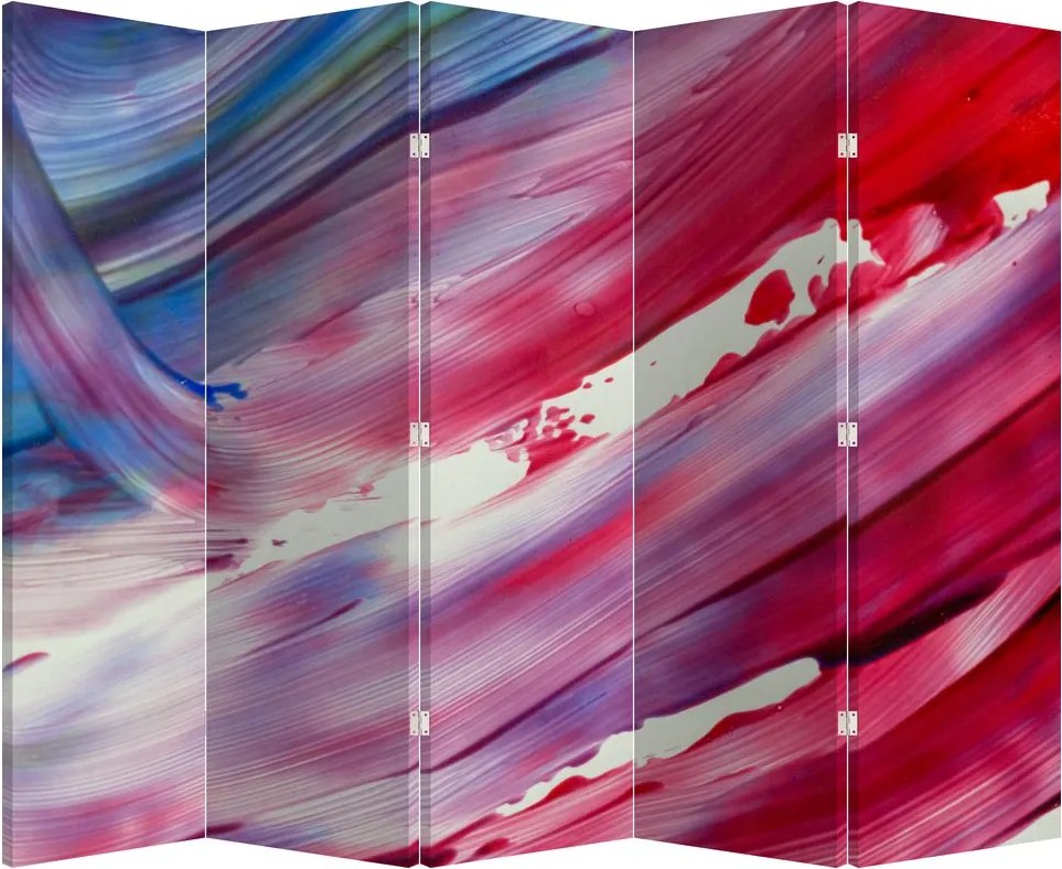 Paravan - Culorile rozalbaste (210x170 cm)