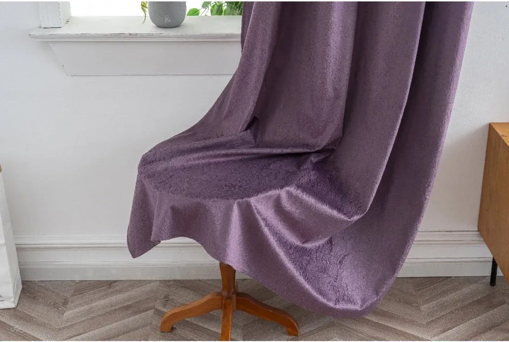 Draperie opaca DUNES VELVET 140x250 cm, mov Agatat: Rejansa