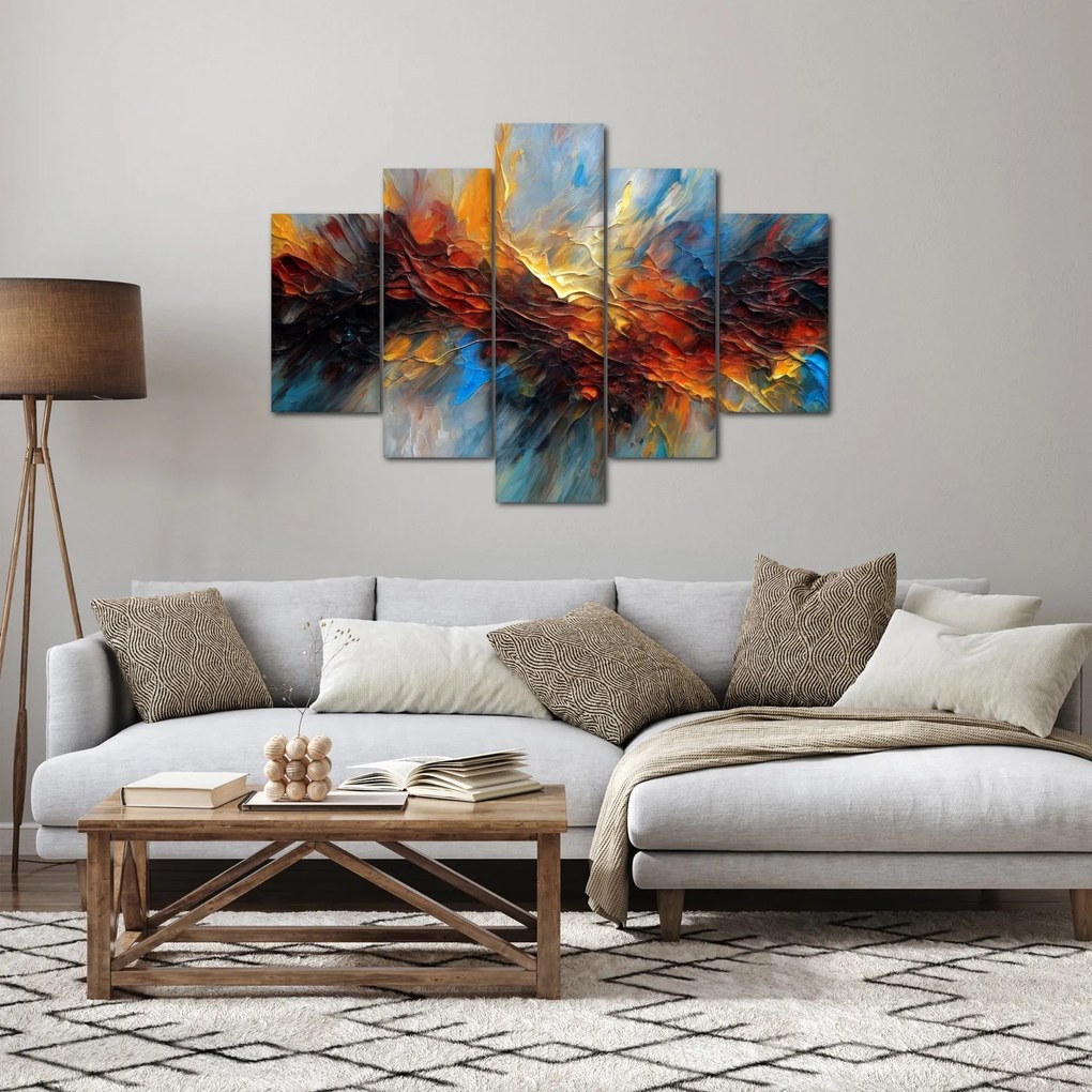 Tablou - Textura culorii (150x105 cm)