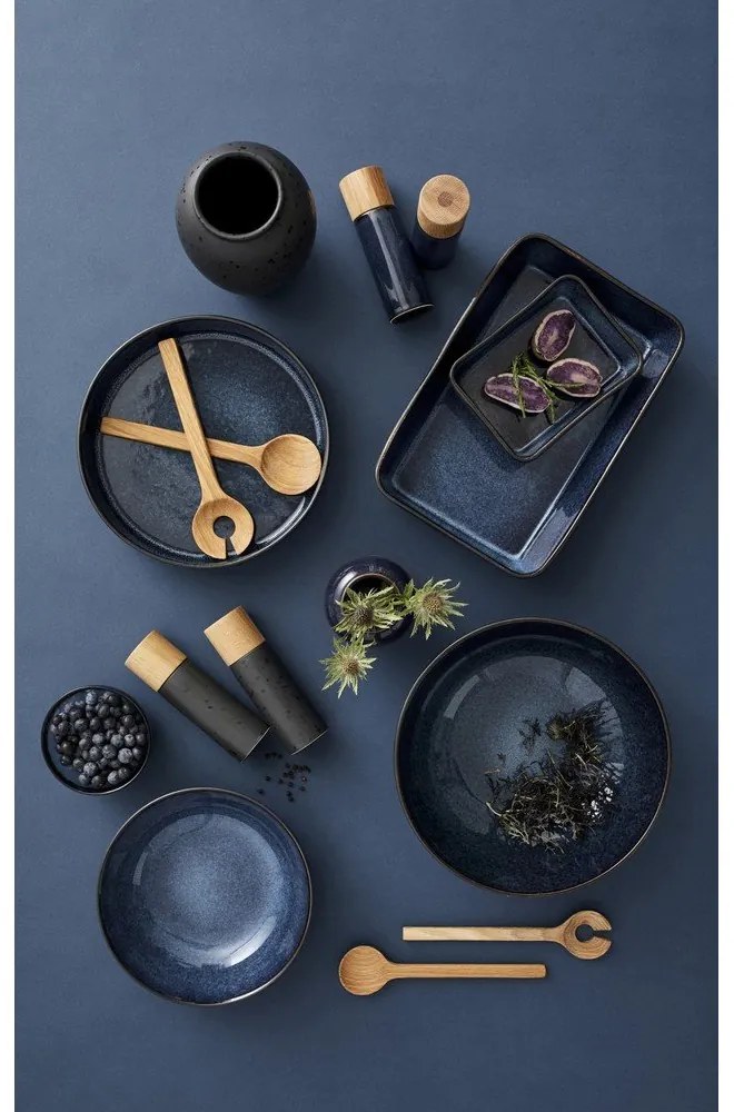 Set de râșnițe de sare și piper albastru închis 2 buc. din ceramică Gastro Blue – Bitz