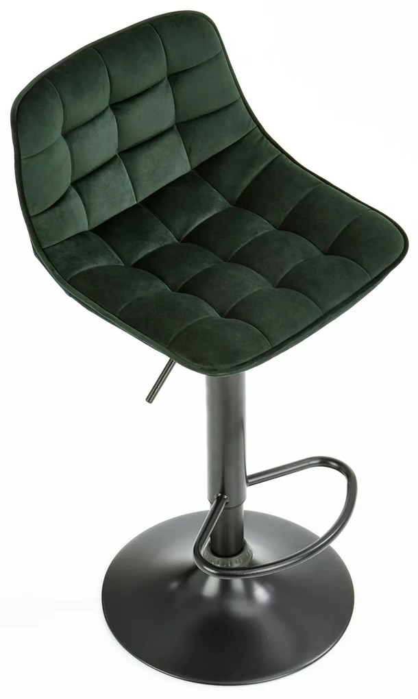 Scaun tip bar Hertha (verde închis). 1039568