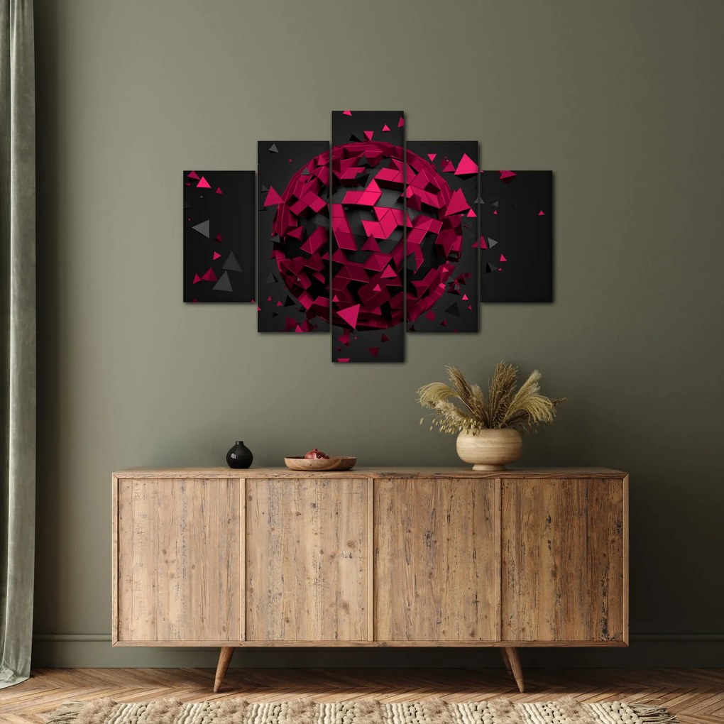 Tablou cu abstracție 3D (150x105 cm)
