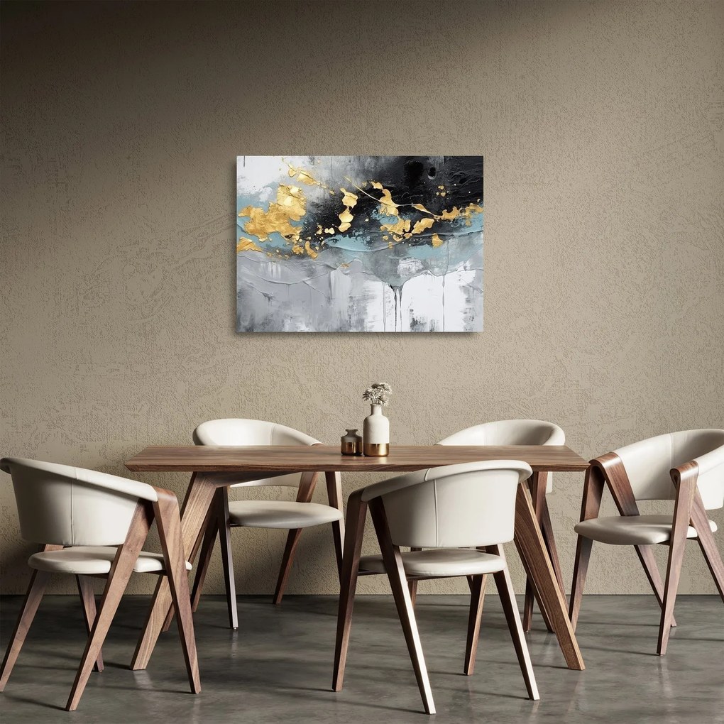 Tablou pe sticlă - Abstracție (70x50 cm)