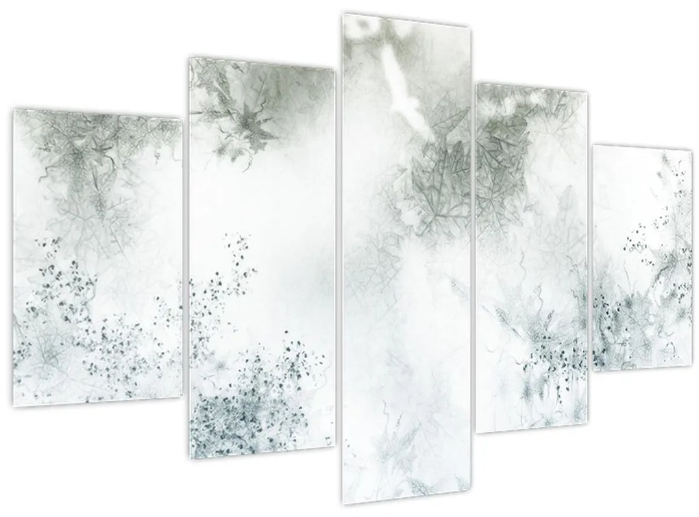 Tablou - Frunze abstract (150x105 cm)