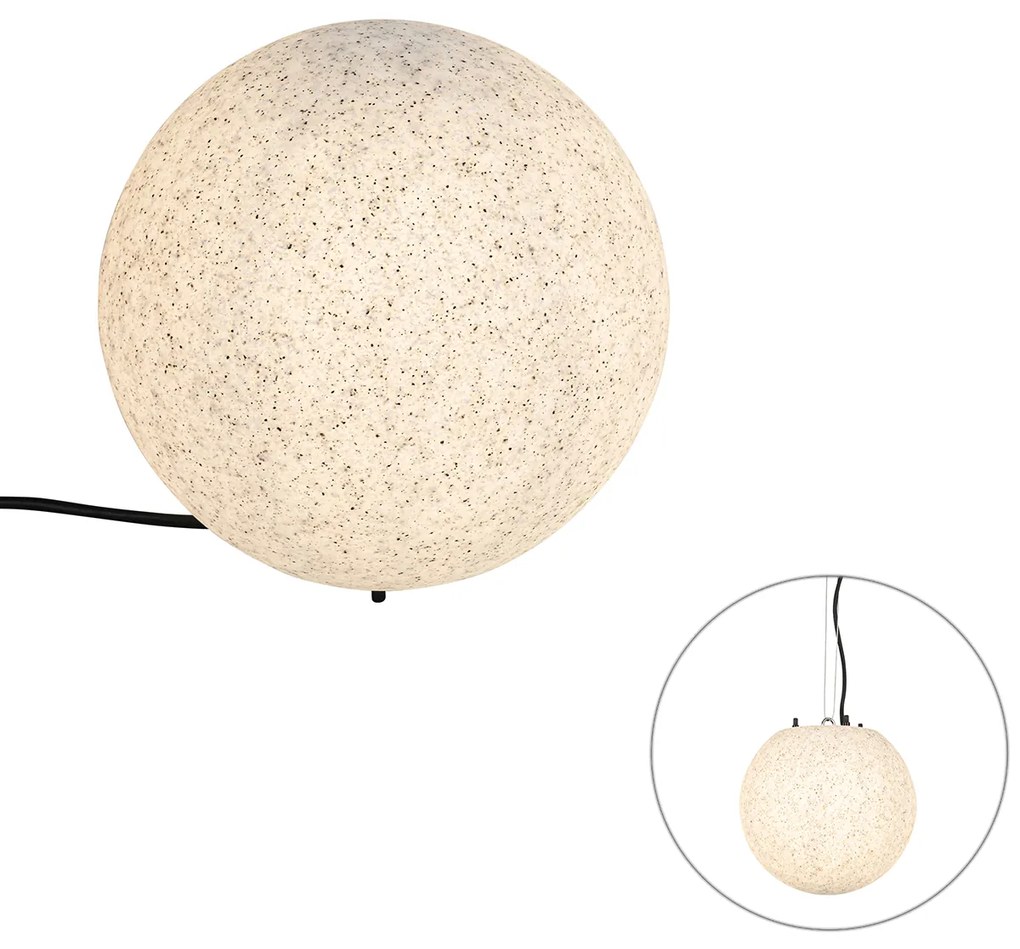 Lampa moderna de exterior gri 25 cm IP65 - Nura