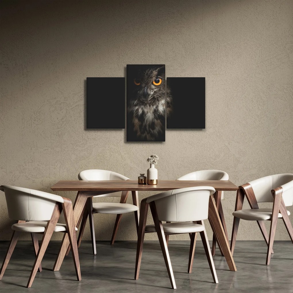 Tablou cu bufnița (90x60 cm)