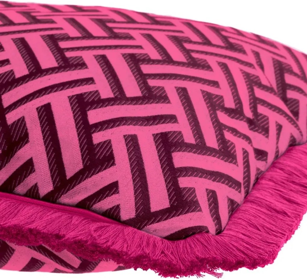 Perna decorativa design LUX Doris L roz, 60x60cm
