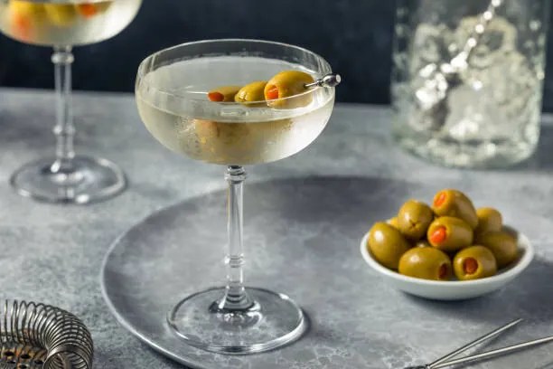 Fotografie Boozy Refreshing Dry Gin Martini, bhofack2