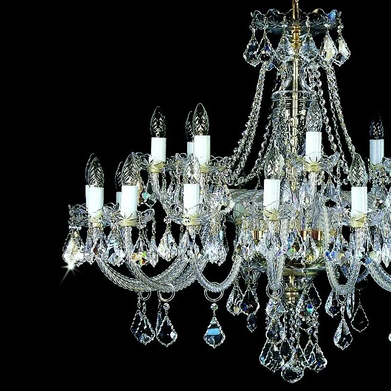 Candelabru cu 24 de brate Cristal Bohemia Exclusive SARA XXIV. CE