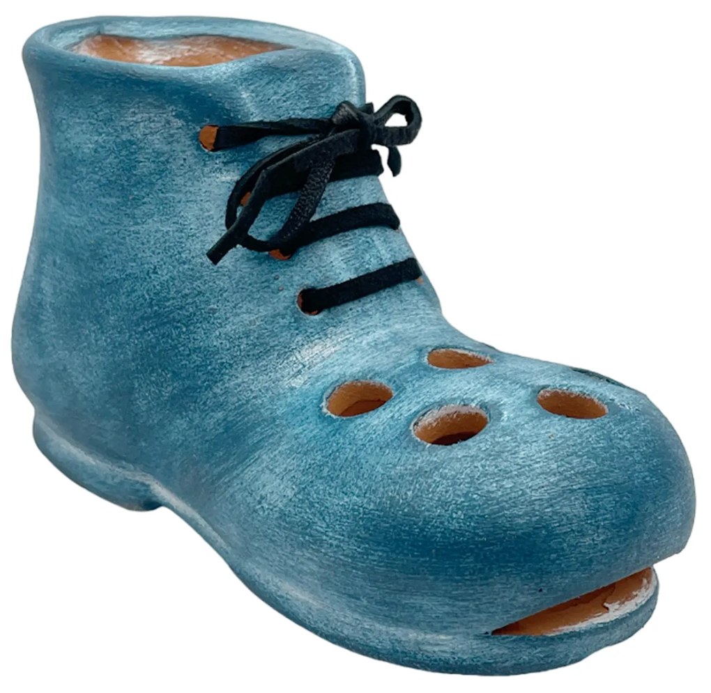 Suport de birou BOOT, Albastru, 15x9cm