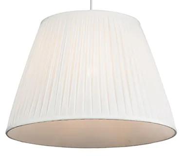 Lampă suspendată retro cremă 45 cm - Plisse