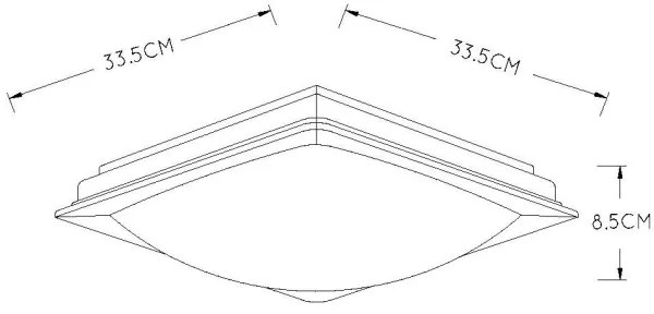 Plafonieră LED dimabilă GENTLY LED/12W/230V IP21 Lucide 79172/13/12