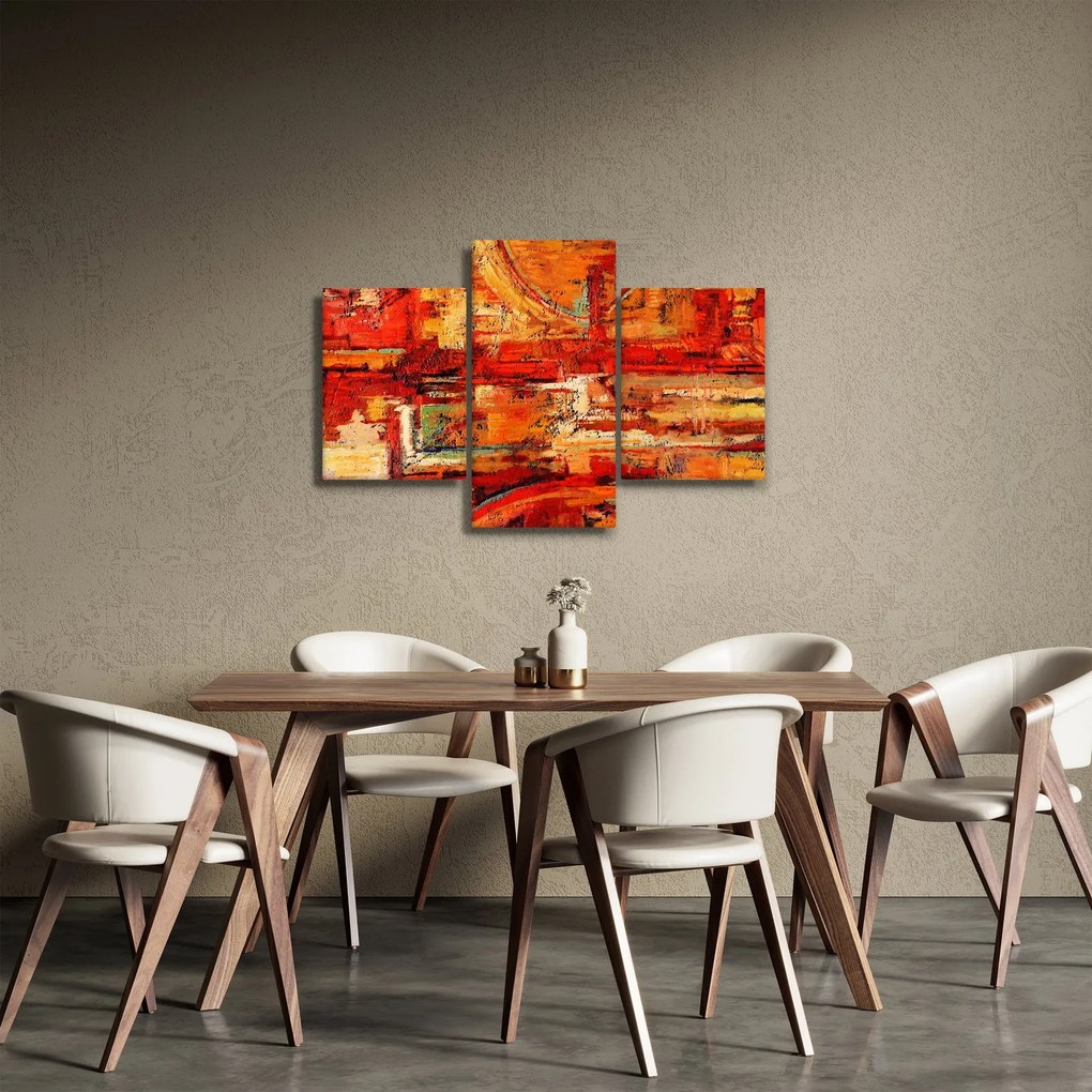 Tablou cu pictură pe pereți (90x60 cm)