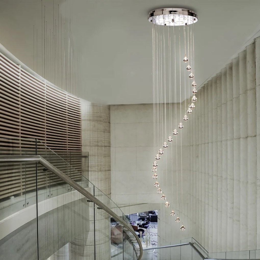 Lustra cristal casa scarii design modern Hallway 5L 5742CC SRT