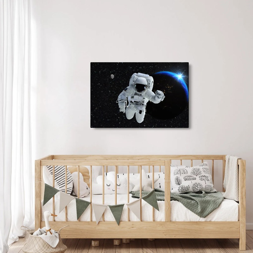 Tablou - Astronaut în Cosmos (90x60 cm)