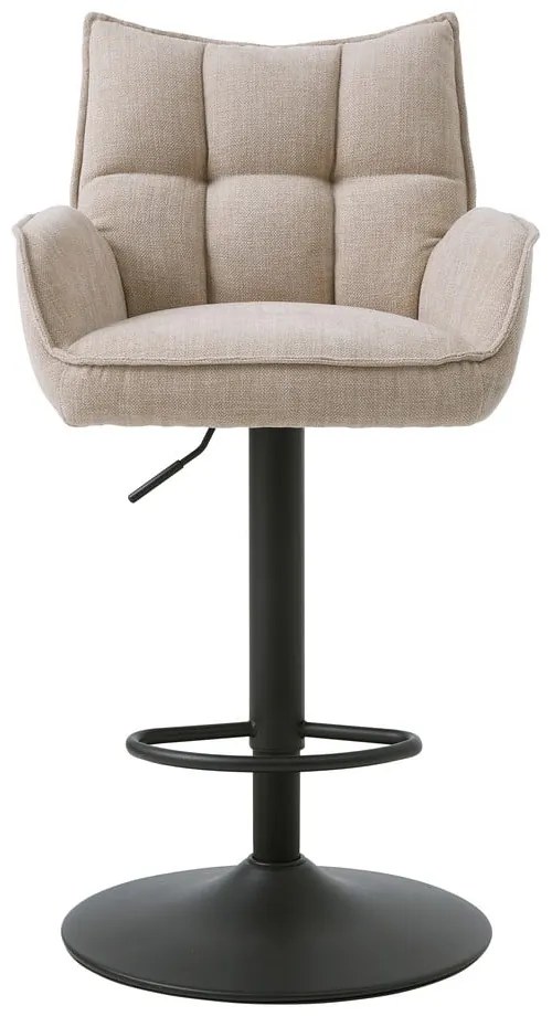 Scaune de bar crem cu înălțime ajustabilă 2 buc. Marilla – Unique Furniture