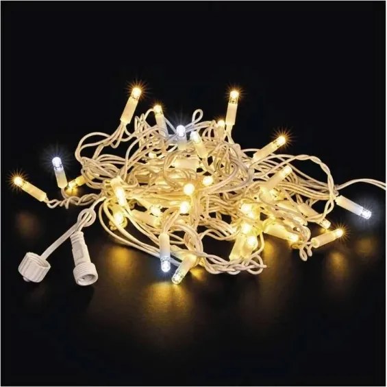 Ghirlandă LED pentru exterior 50xLED/3x0,4m IP44 alb rece/alb cald