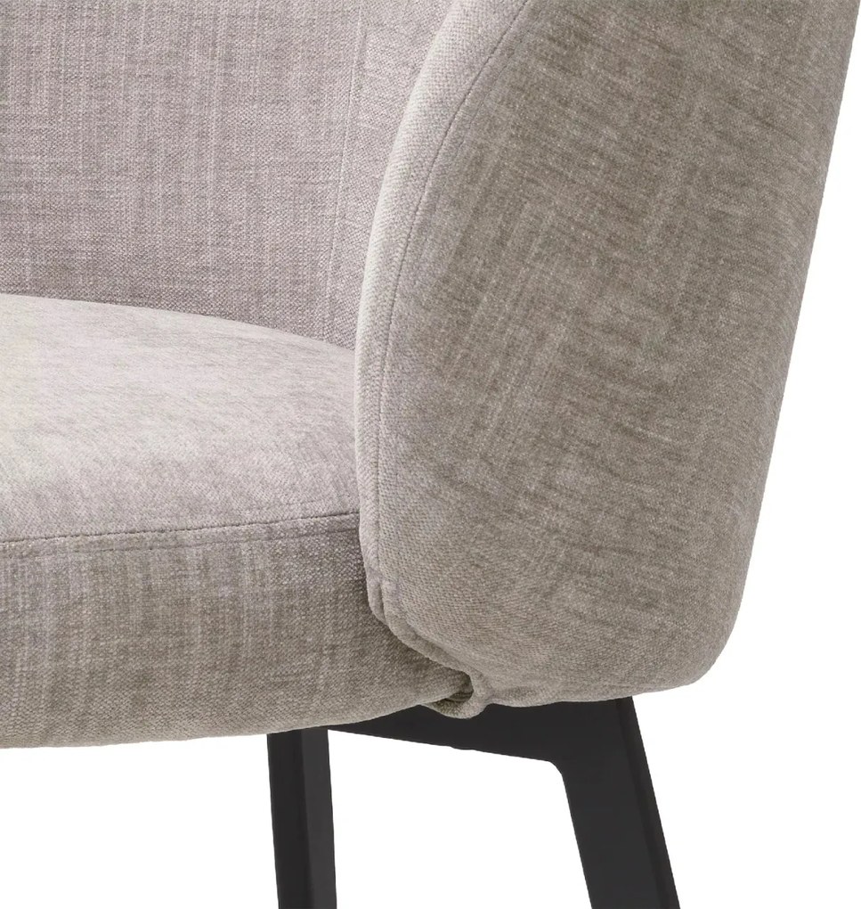 Set de 2 scaune design LUX Lloyd, Sisley gri