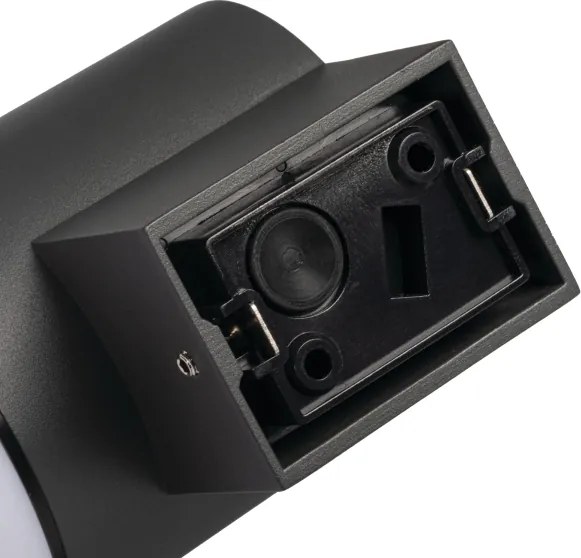 Kanlux 46080 - Aplică de perete pentru exterior STONO 1xE27/15W/230V IP65 antracit
