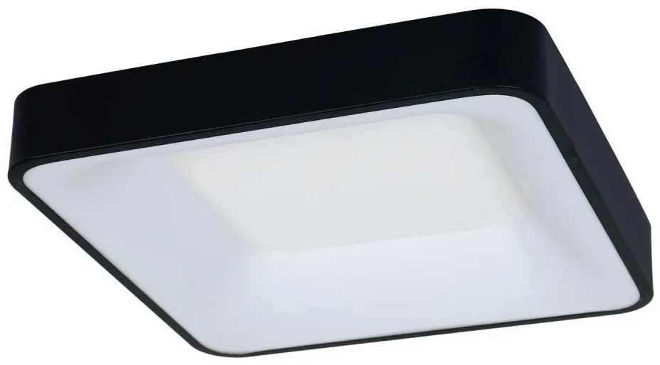 Brilagi - Plafonieră LED dimabilă FALCON II LED/80W/230V 40x40 cm neagră + telecomandă