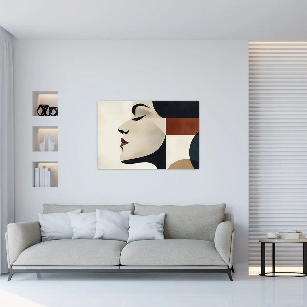 Tablou - Femeie din profil (90x60 cm)