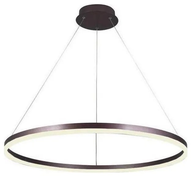 Lustră LED dimabilă pe cablu Brilagi CIRCLE LED/55W/230V 3000-6500K maro + telecomandă
