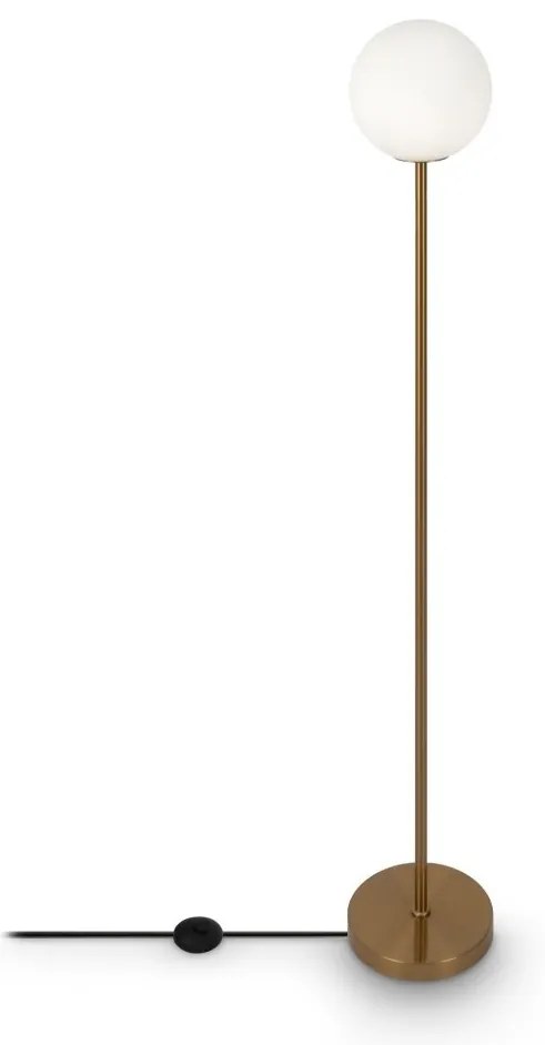 Lampadar, Lampa de podea moderna RING alama