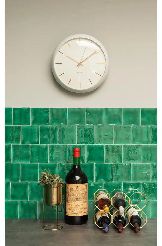 Suport pliabil din metal pentru sticle de vin PT LIVING Honeycomb, auriu