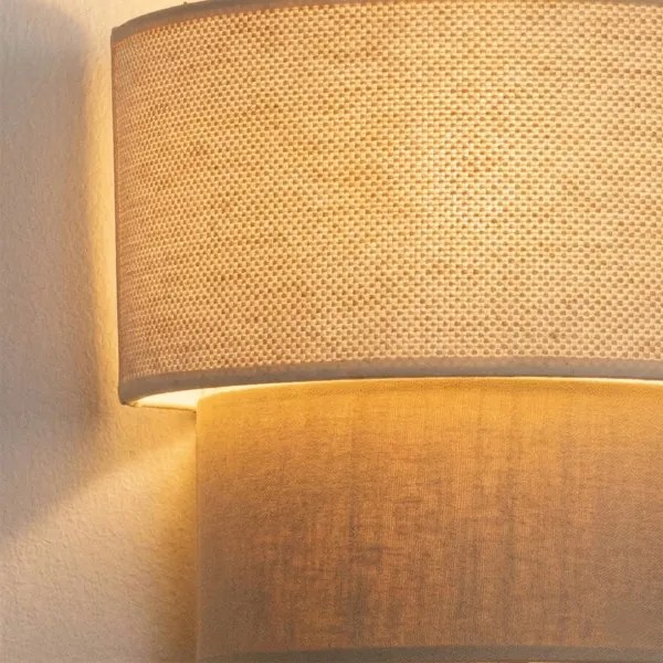 BRILAGI - Aplica LED de perete BOHO ECO 1xE27/10W/230V crem