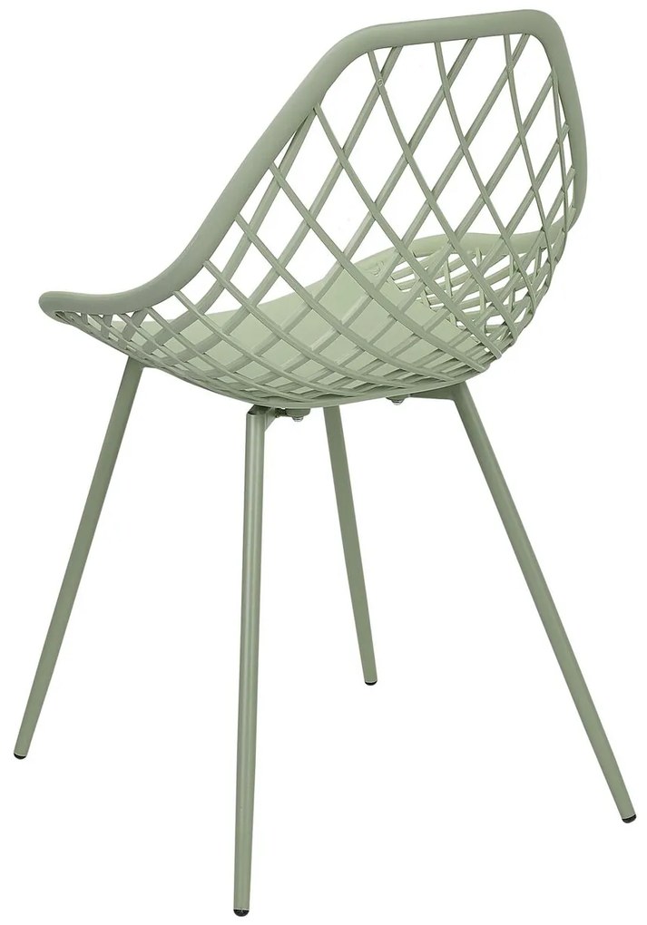 Set 2 buc scaune de sufragerie Canza (verde). 1080357