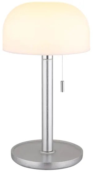 Lampă LED de masă Globo 21016N NORMAN LED/1,5W/3,7V 3000/4200/6000K argintiu