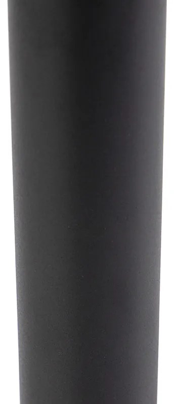 Lampă modernă de exterior neagră 100 cm IP44 cu LED - Roxy