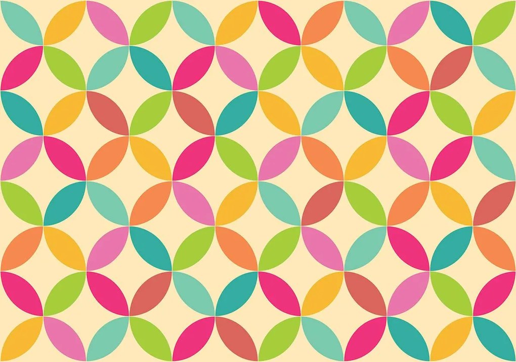Fototapet - Model colorat (254x184 cm)