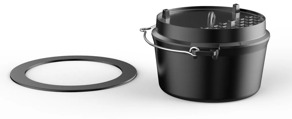 Oală din fontă cu capac Tepro 8230 Dutch Oven, 6 l